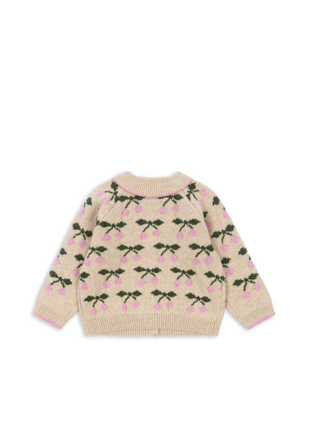 Konges Slojd - Belou Knit Collar Cardigan in Cherry