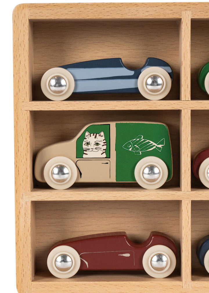 Konges Slojd - Mini Wooden Car Set