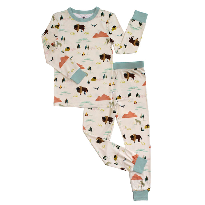 Emerson And Friends – On the Ranch Bamboo Long Sleeve Toddler Pajama Set