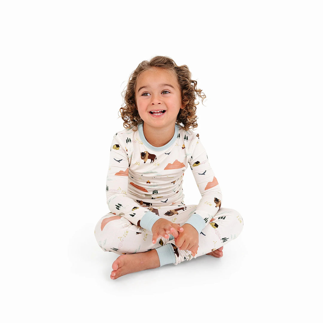 Emerson And Friends – On the Ranch Bamboo Long Sleeve Toddler Pajama Set