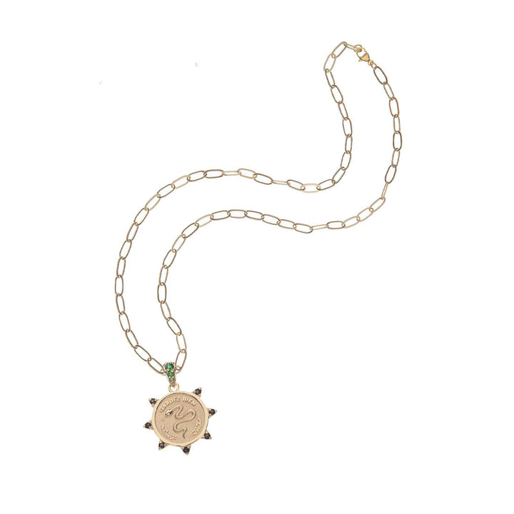 Jane Winchester - Protect Petite Embellished Pendant Necklace
