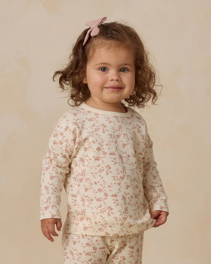 Quincy Mae - Long Sleeve Tee in French Garden