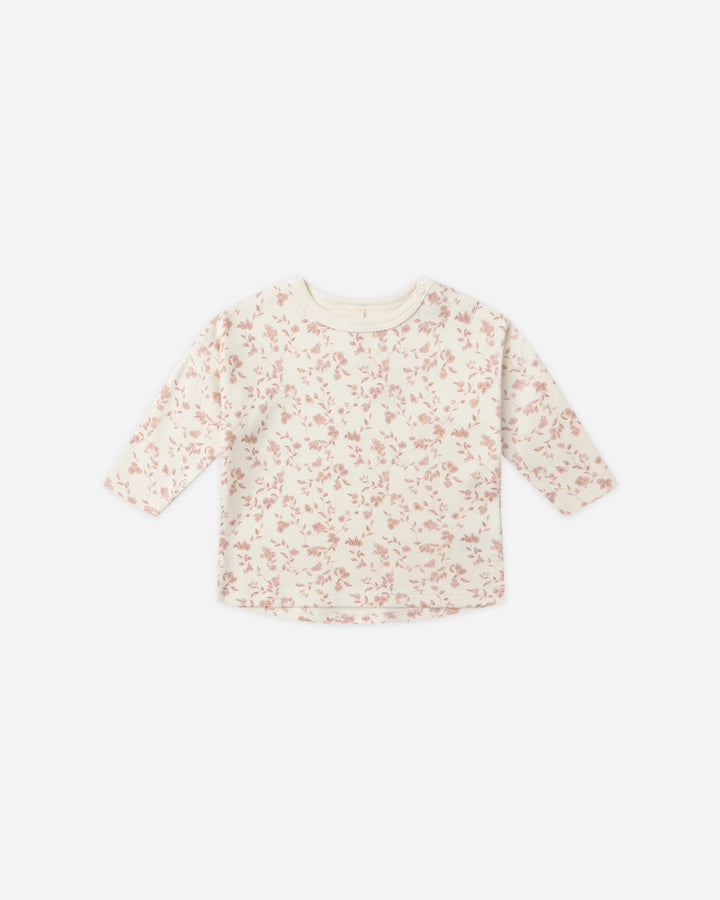 Quincy Mae - Long Sleeve Tee in French Garden