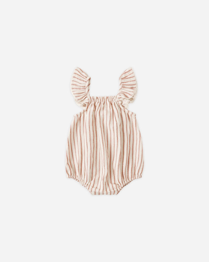 Quincy Mae – Bonnie Romper in Vintage Stripe