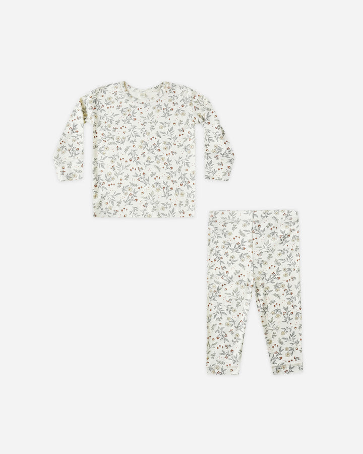 Quincy Mae - Bamboo Pajama Set in Woodland