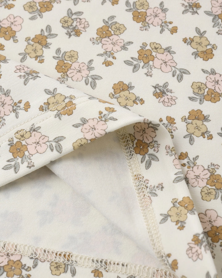 Quincy Mae - Bamboo Short Sleeve PJ Set in Wildflower