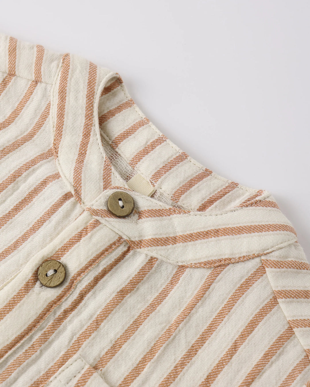Quincy Mae – Jaxson Shirt in Vintage Stripe