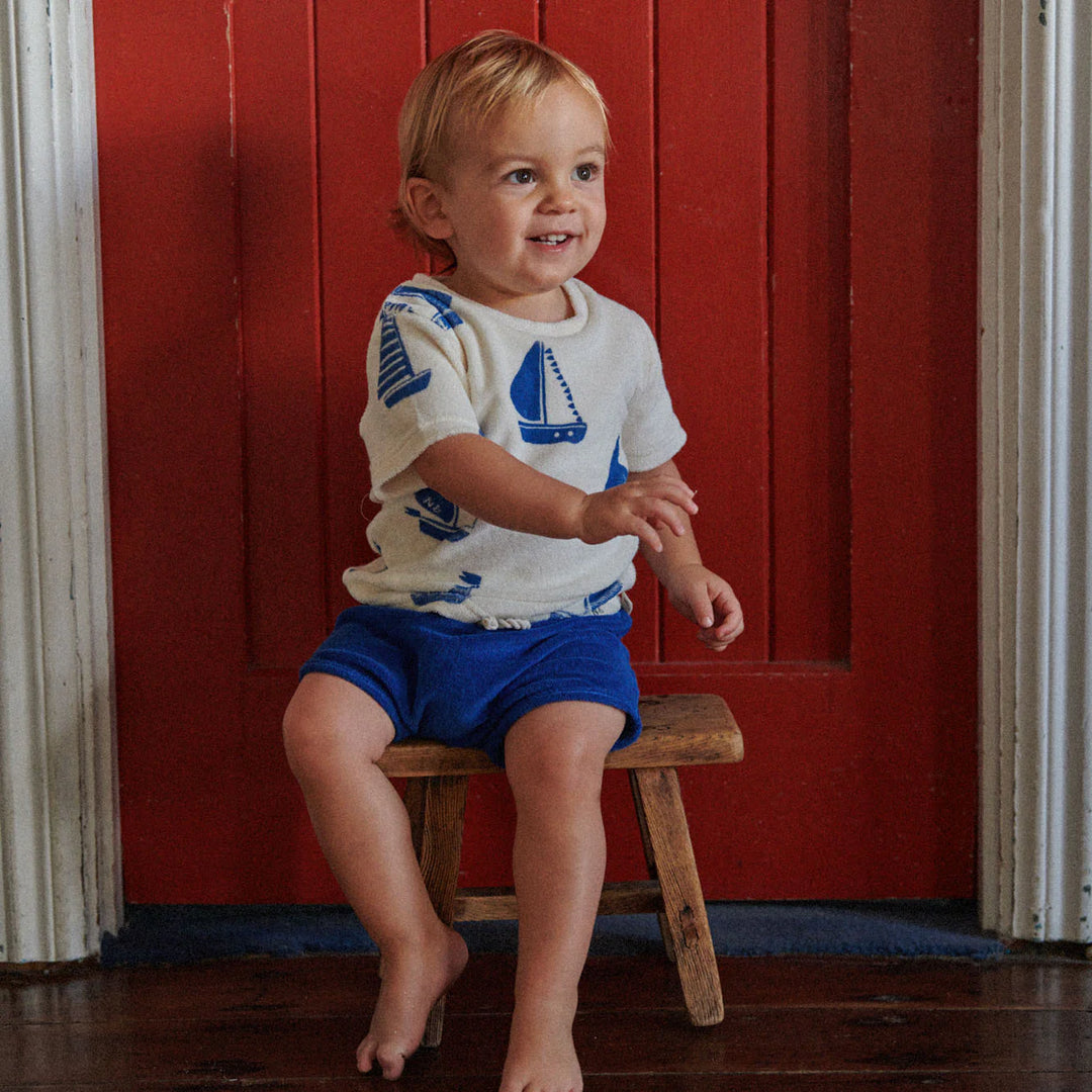 Nature Baby – River Terry Tee in Regatta