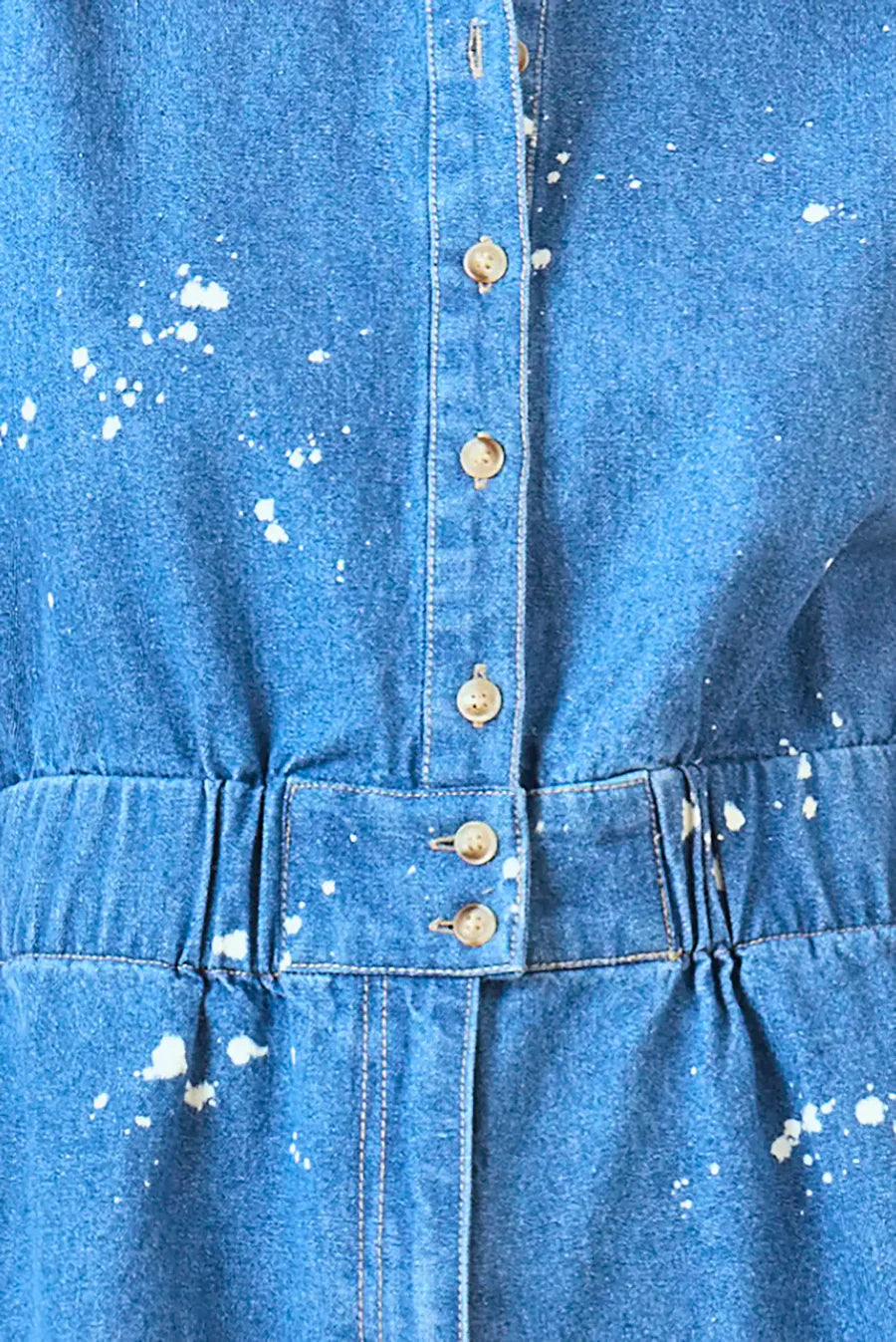 Hunter Bell - Reed Jumpsuit in Island Mist Denim