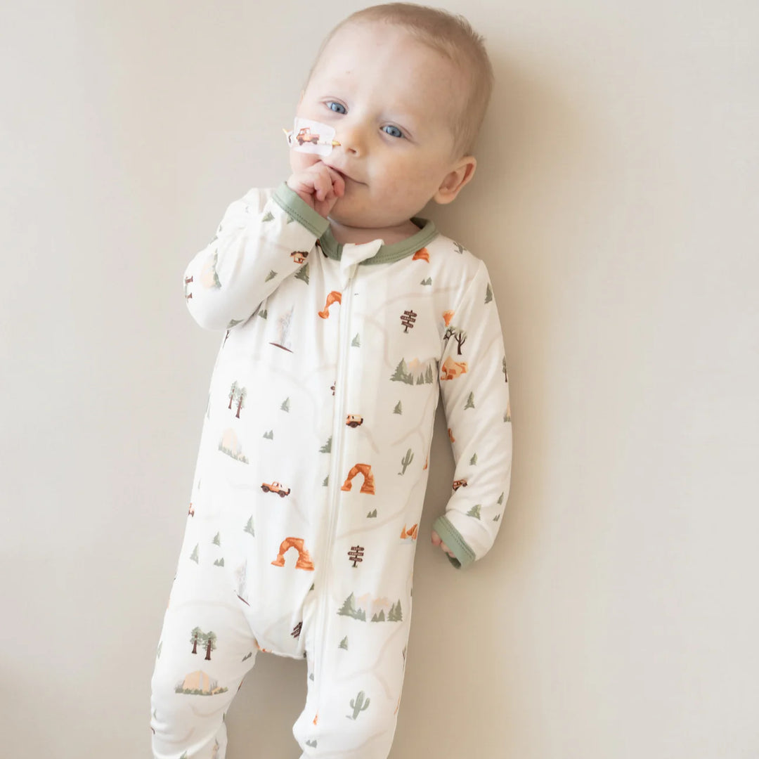 Kyte Baby - Zippered Romper in Road Trip