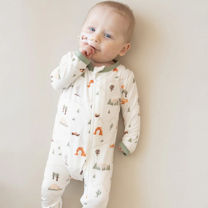 Kyte Baby - Zippered Romper in Road Trip