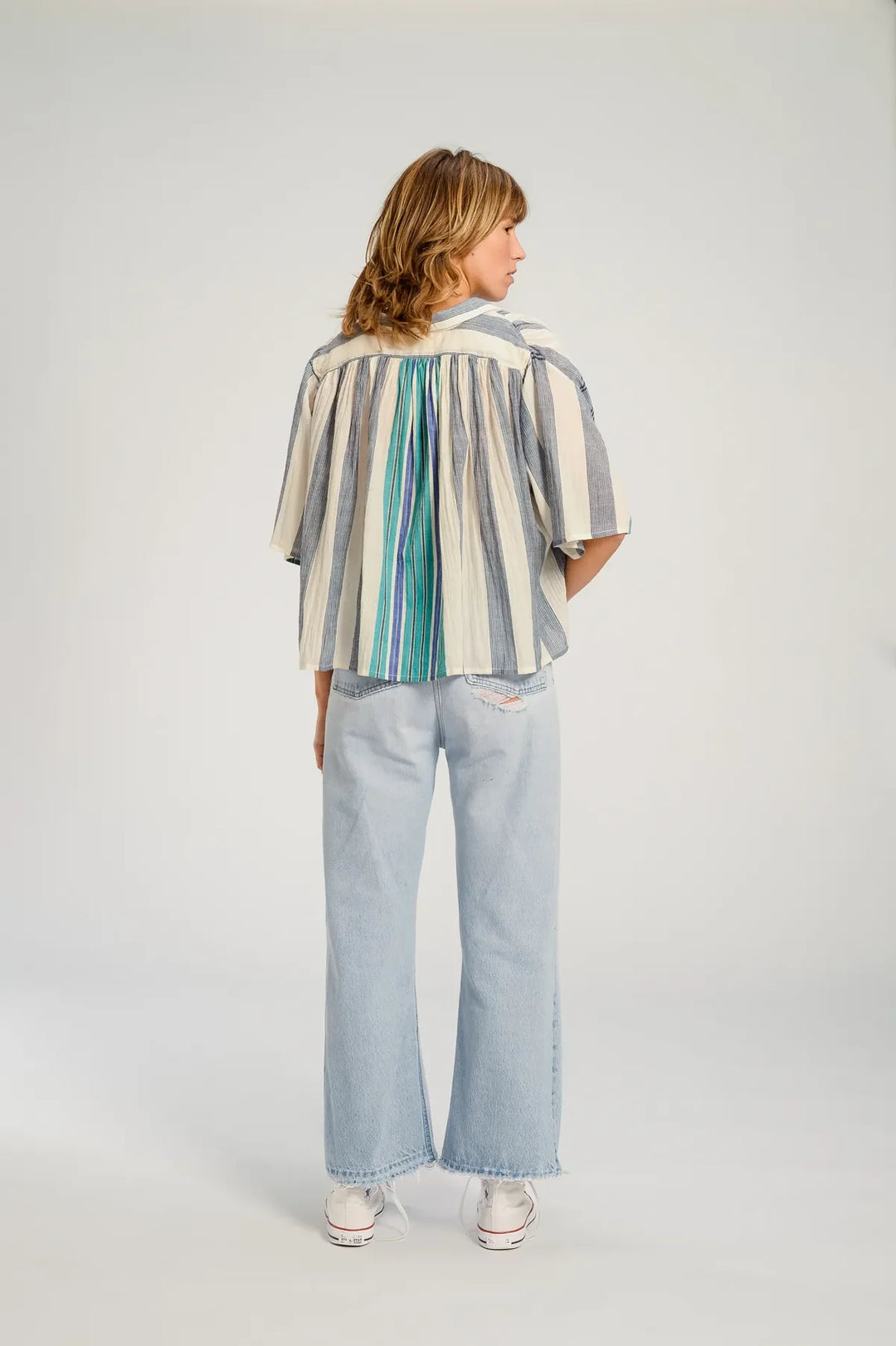 V De Vinster – Sakai Shirt in Bhumi Emerald