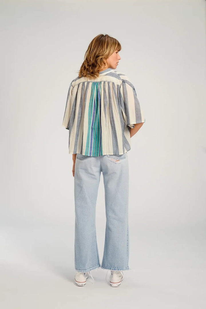 V De Vinster – Sakai Shirt in Bhumi Emerald