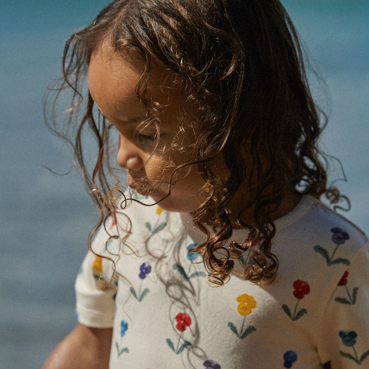 Nature Baby – Saturday Dress in Delphine Blooms Print
