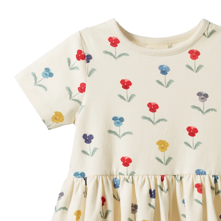 Nature Baby – Saturday Dress in Delphine Blooms Print