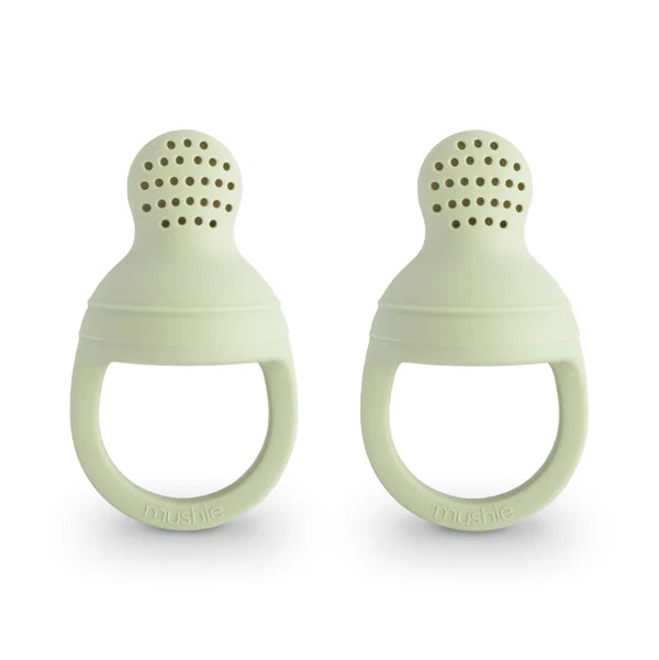 Mushie - Silicone Fresh Food Feeder 2-Pack in Sage