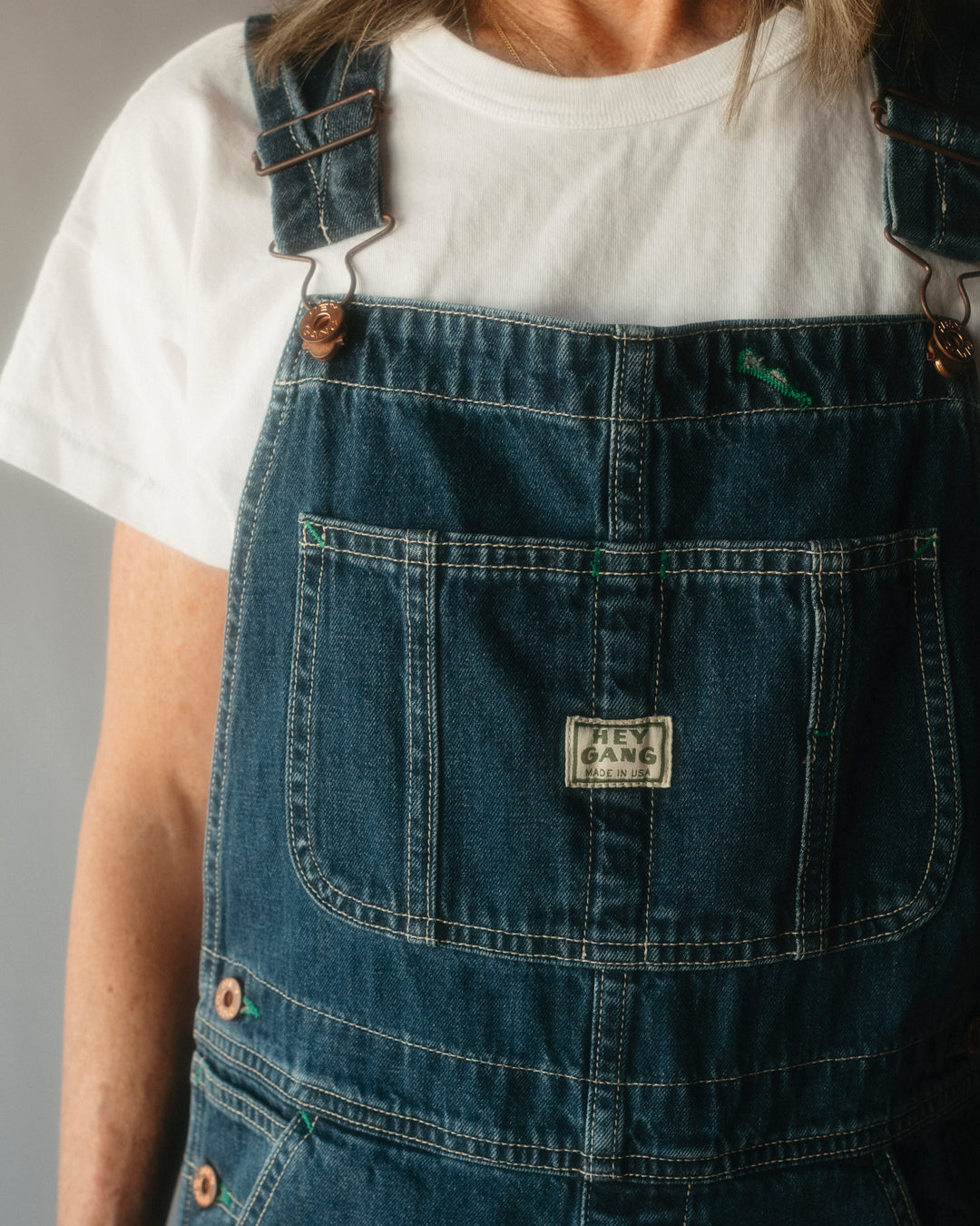 Hey Gang – Miner Overalls in Denim