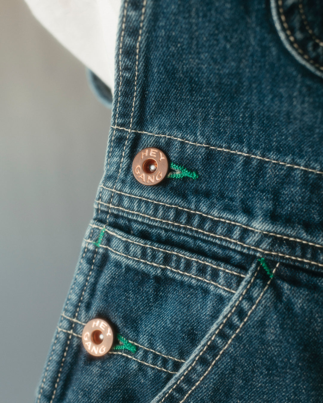 Hey Gang – Miner Overalls in Denim