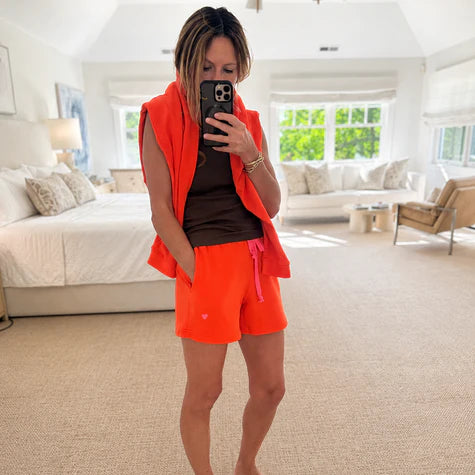 Kerri Rosenthal – Barb Sweat Short in Lobster