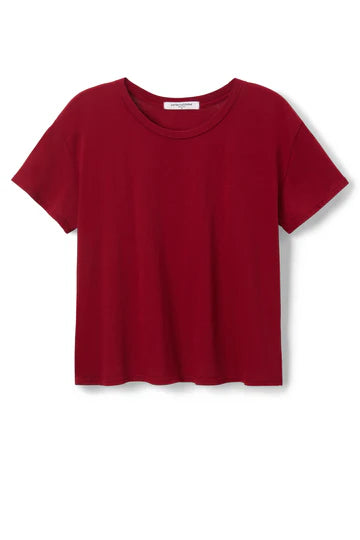 Perfect White Tee - Harley Boxy Crew in Maple