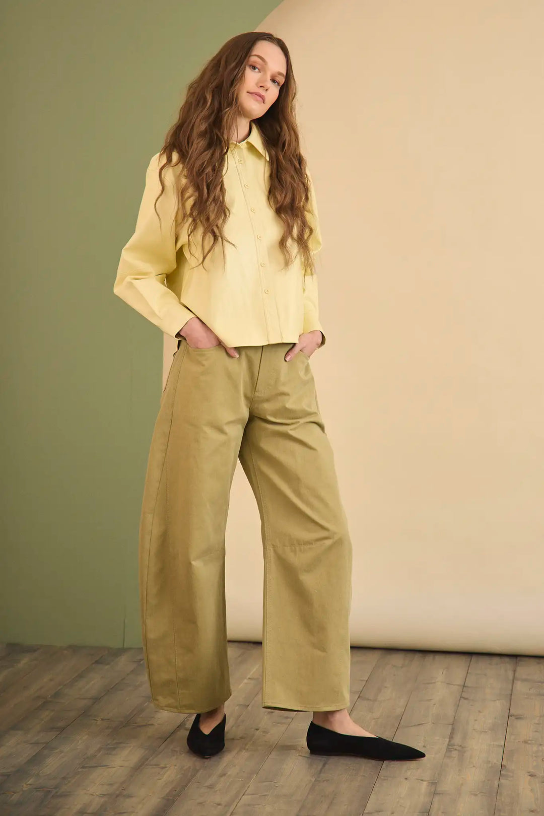 Hunter Bell – Mabel Pant in Sage
