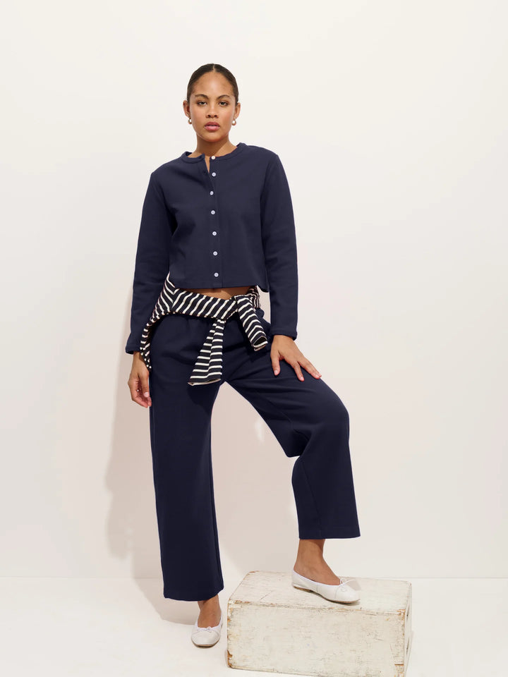 Alex Mill – Coco Sport Cardigan in Navy Blue