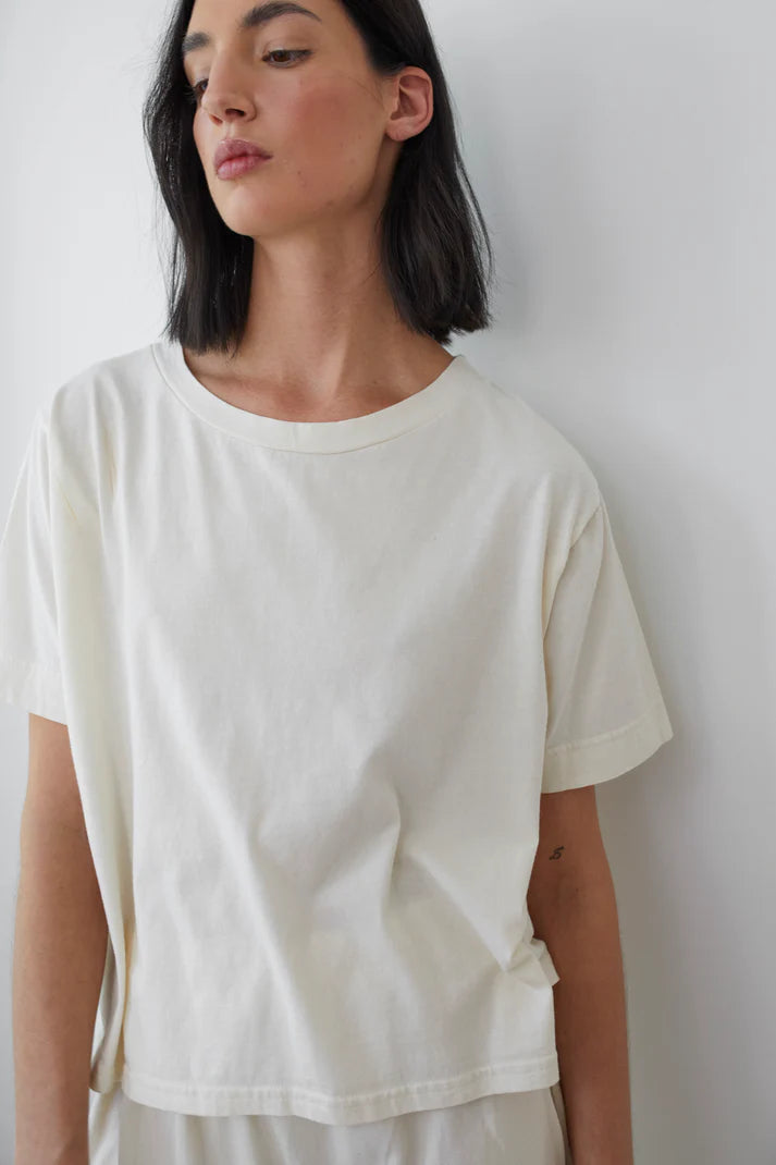 Wol Hide – Easy Box Tee in Natural