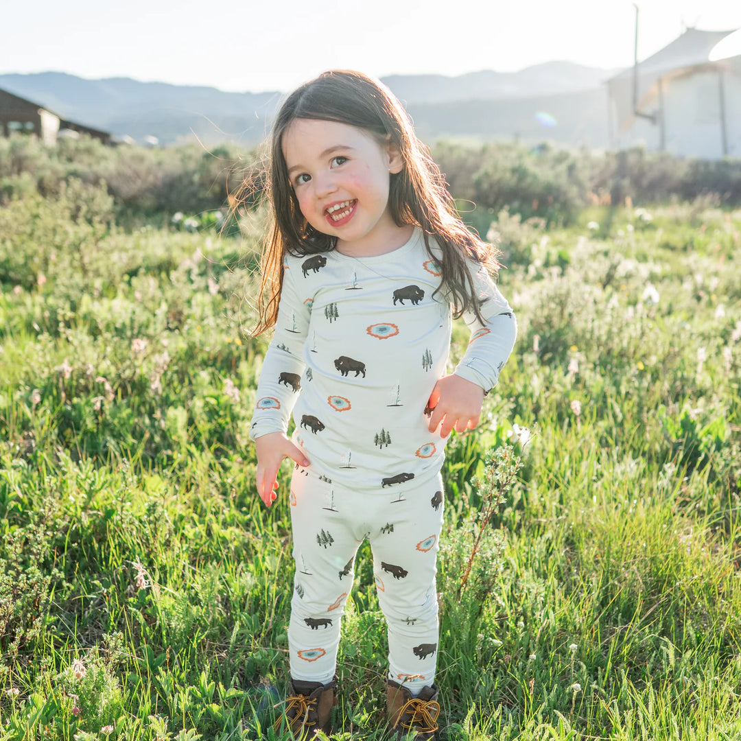 Kyte Baby - Long Sleeve Toddler Pajama Set in Yellowstone