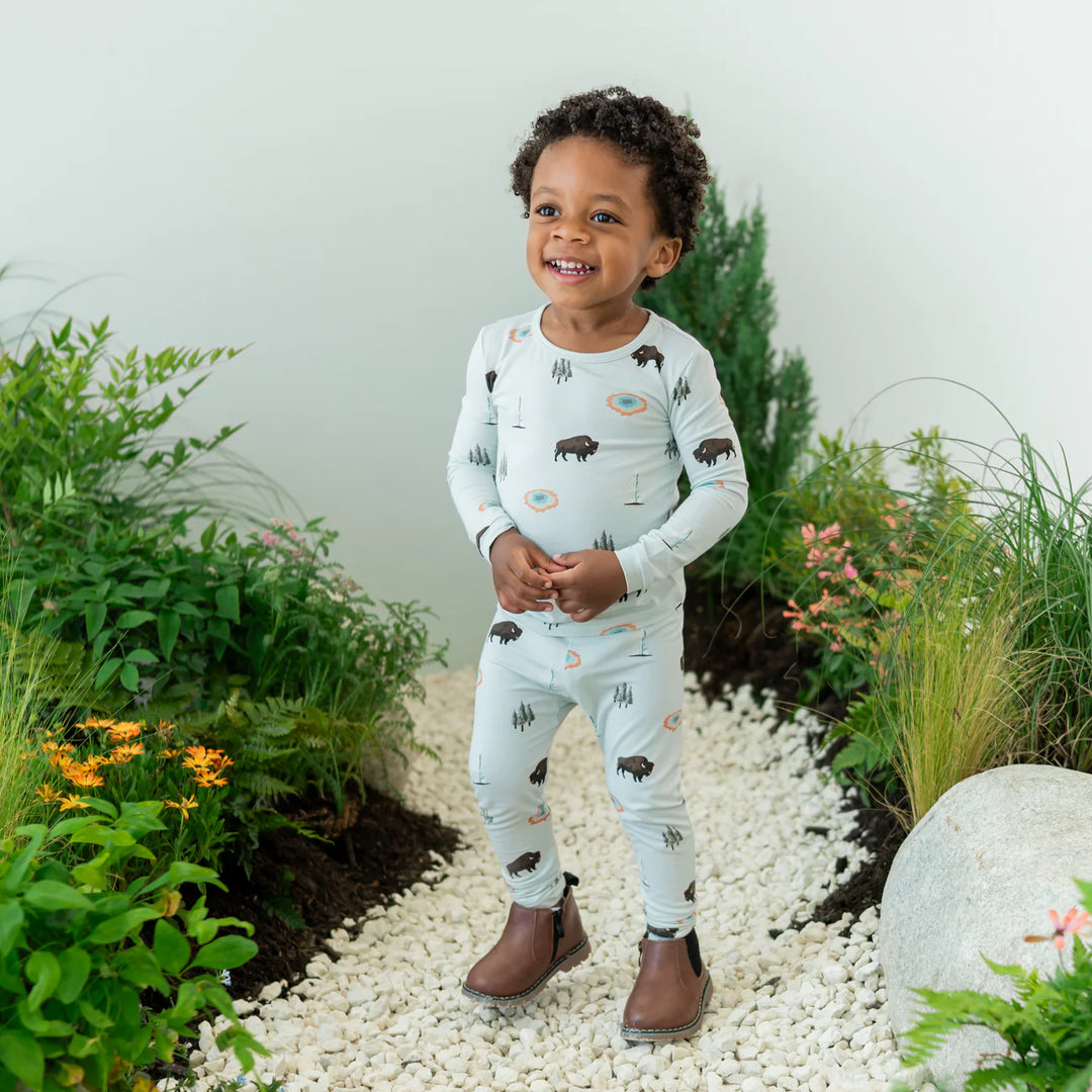 Kyte Baby - Long Sleeve Toddler Pajama Set in Yellowstone