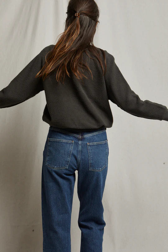 Perfect White Tee - Ziggy Sweatshirt in Vintage Black