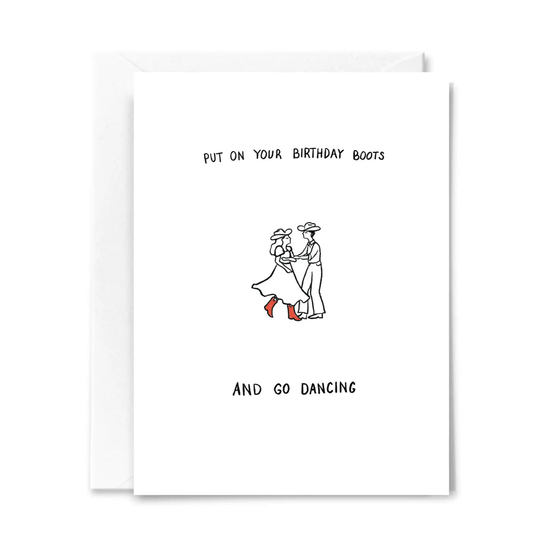 Studio Conroy – Birthday Boots Birthday Card