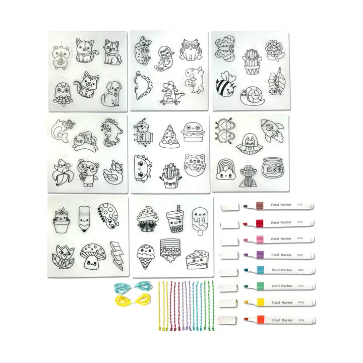Ooly - Shrink-Its! D.I.Y. Shrink Art Kit Deluxe (73 PC Set)