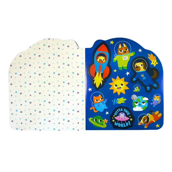 Ooly – Playful Pages Activity Book in Pets in Space