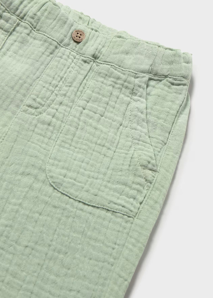 Mayoral – Cotton Pants in Matcha