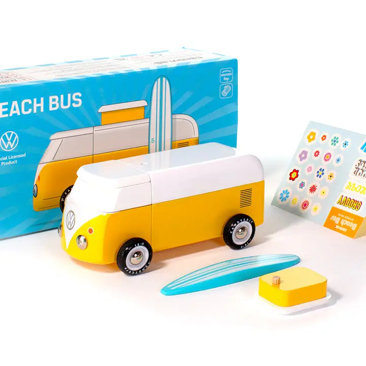 Candylab – VW Beach Bus in Beach Sunset