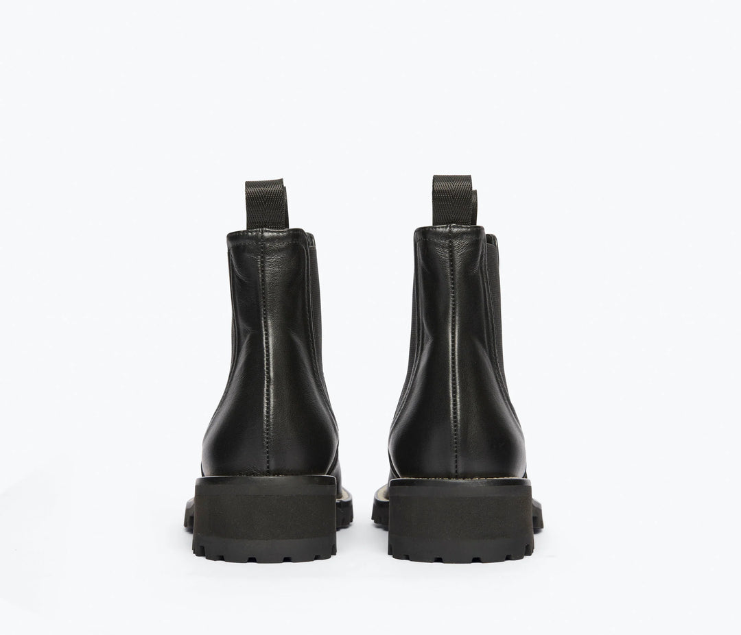 Freda Salvador – Bonnie Boot in Black Water Resistant Calf