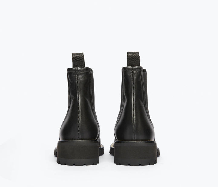 Freda Salvador – Bonnie Boot in Black Water Resistant Calf