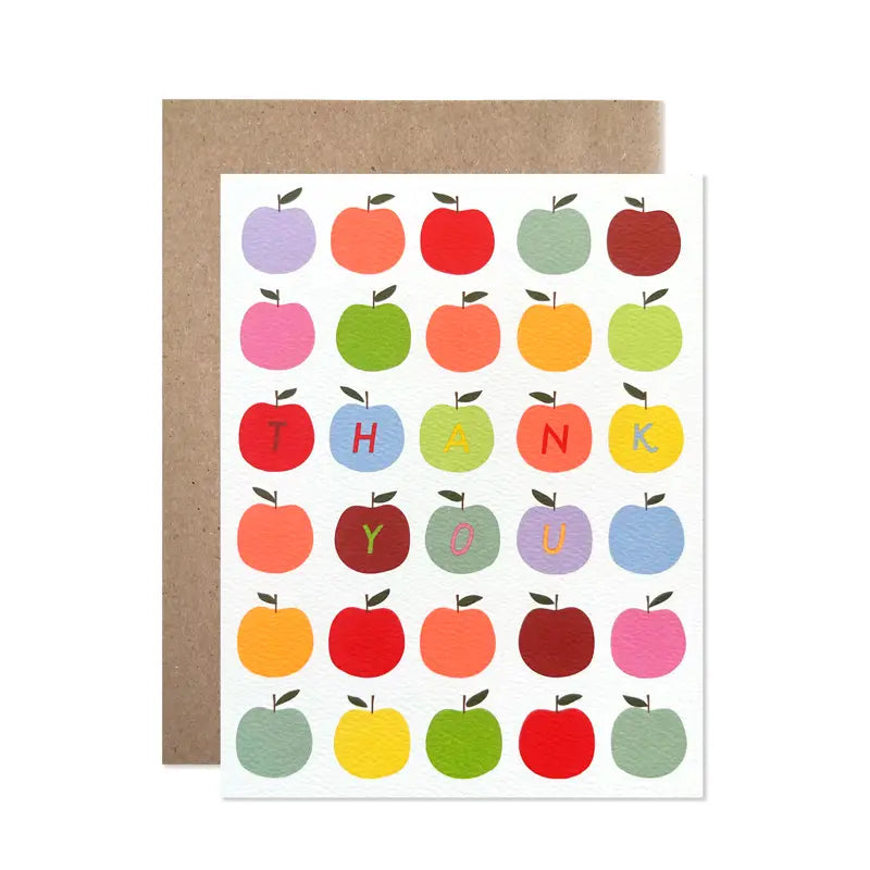 Hartland Cards - Thank You Apples Greeting Card