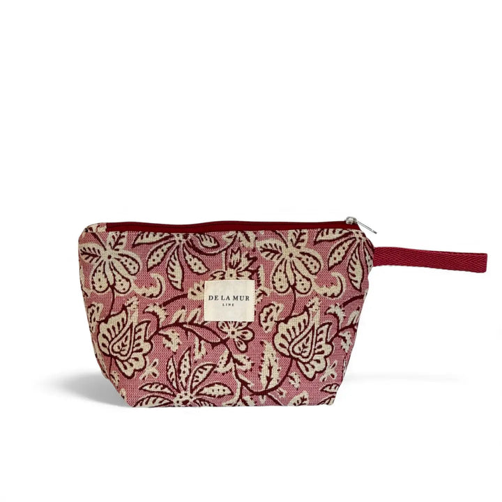 De La Mur Lines - Large Makeup Bag in Came