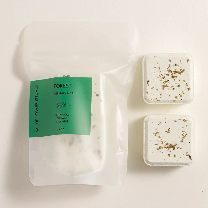 Wildflower Rituals - Botanical Shower Steamers in Rosemary Fir