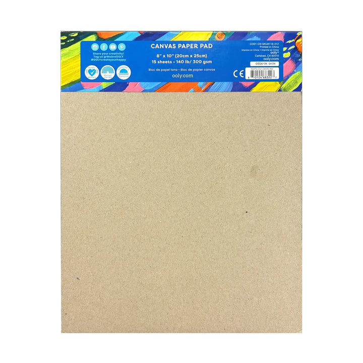 Ooly - Paintology Canvas Paper Pad