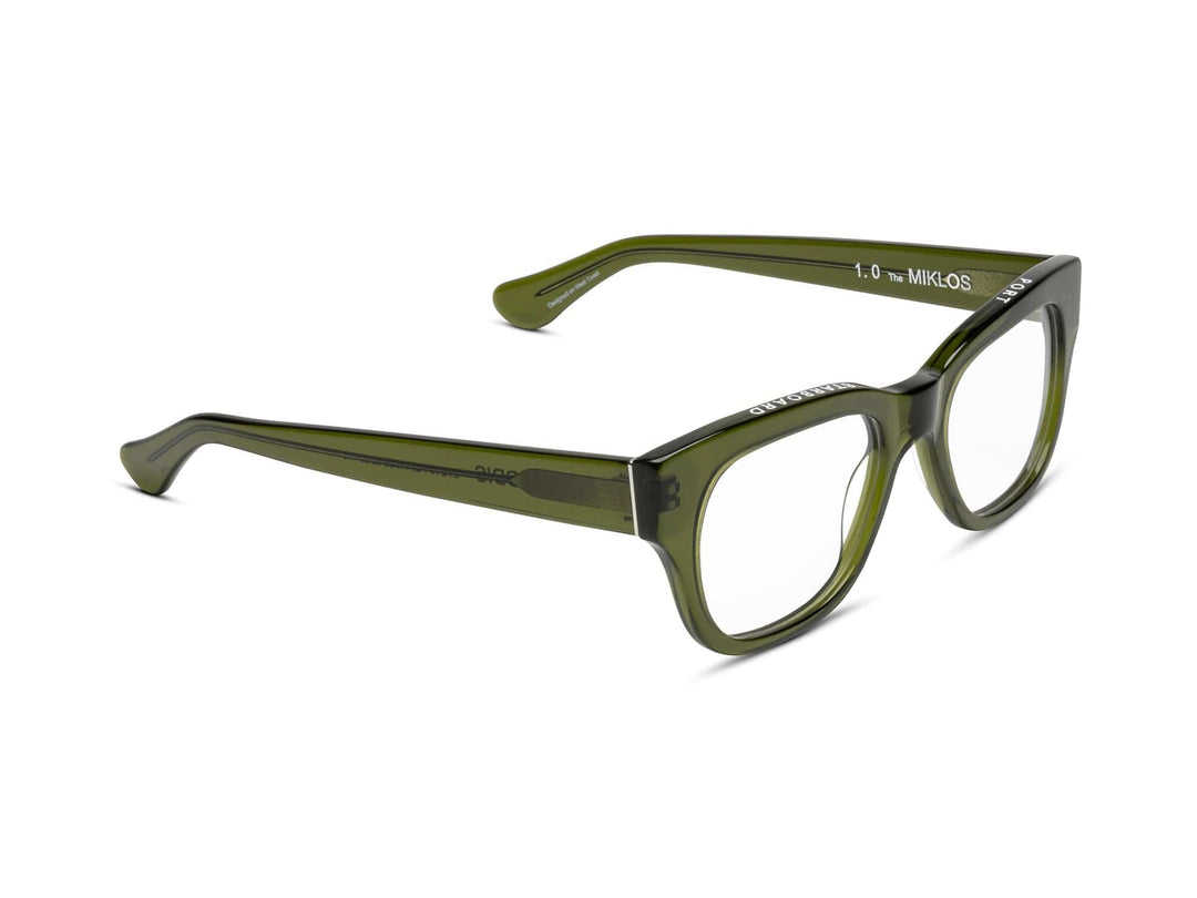 Caddis – Miklos Blue Light + Reading Glasses in  Heritage Green