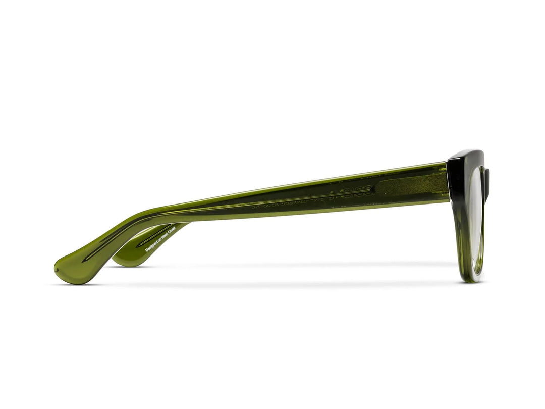 Caddis – Miklos Blue Light + Reading Glasses in  Heritage Green