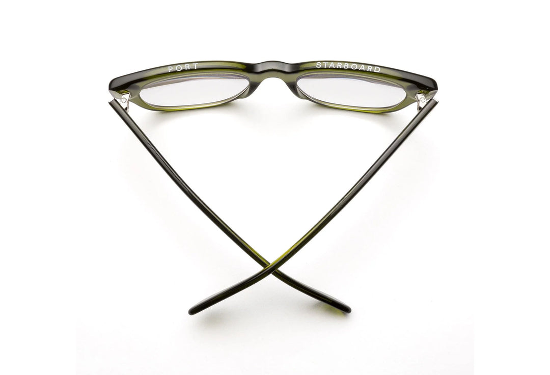 Caddis – Miklos Blue Light + Reading Glasses in  Heritage Green