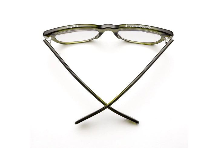 Caddis – Miklos Blue Light + Reading Glasses in  Heritage Green