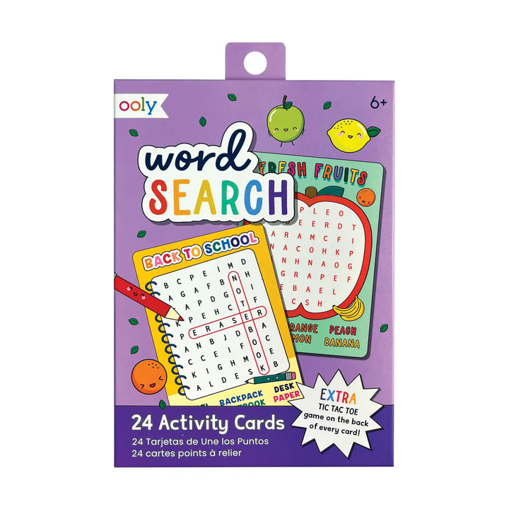 Ooly – Word Search Activity Cards set of 24