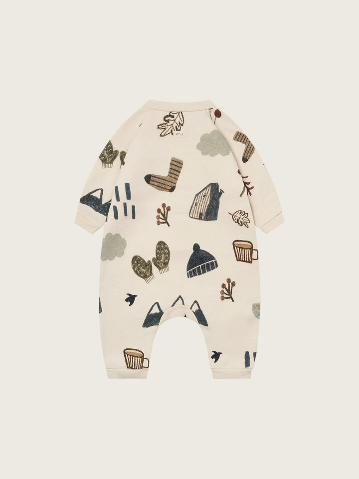Organic Zoo - Cosy Wild Onesie Undyed