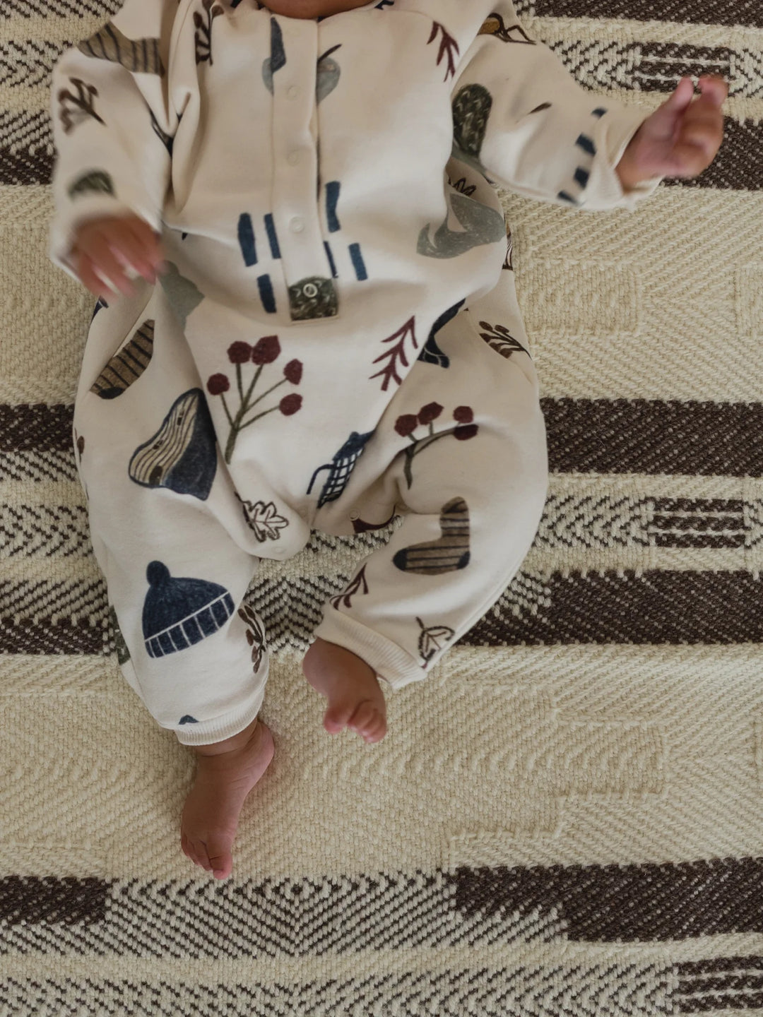Organic Zoo - Cosy Wild Onesie Undyed