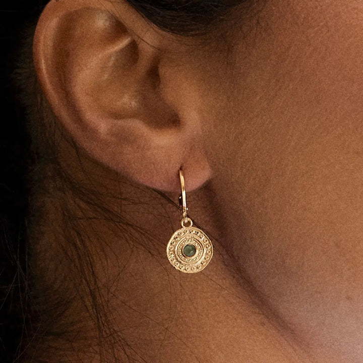 Agapée – Alba Earrings in Green
