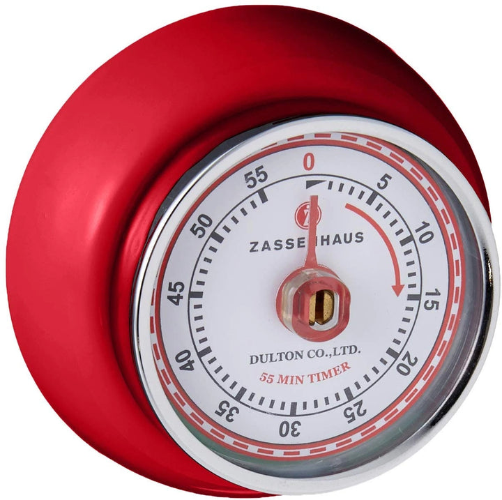 Retro Kitchen Timer in Red